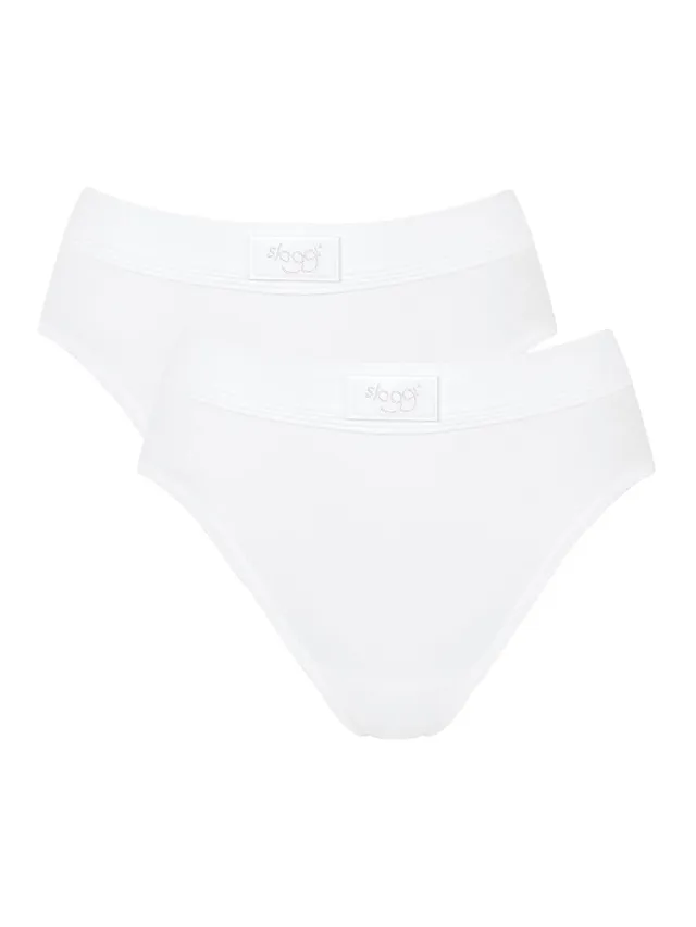 sloggi Basic+ Tai slip donna 56 x2 bianco