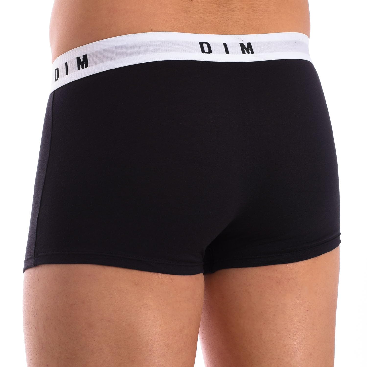 DIM Originals boxer uomo L nero-bianco cotone elasticizzato