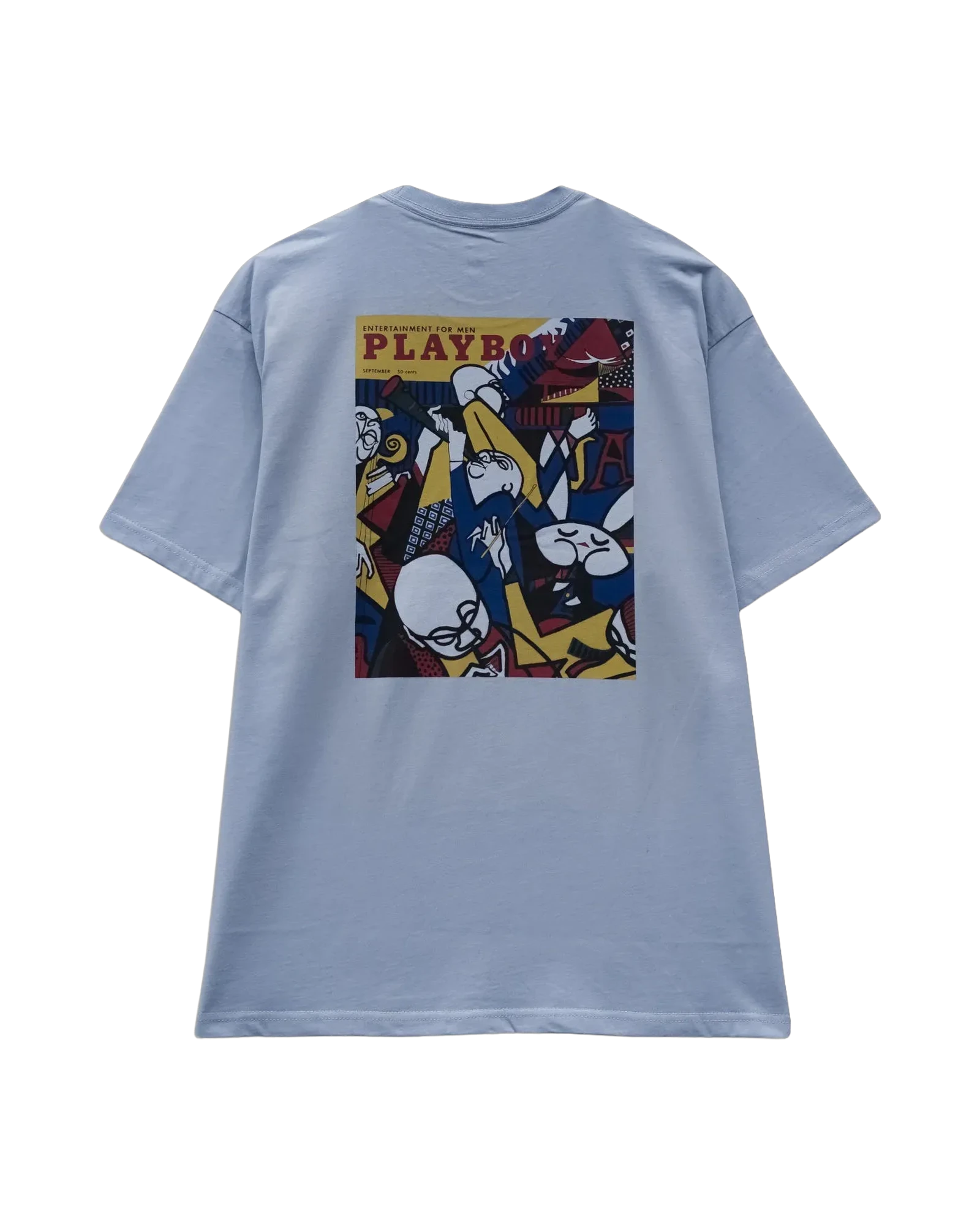 Playboy Jazz Cover Tee T-Shirt Unisex in Cotone