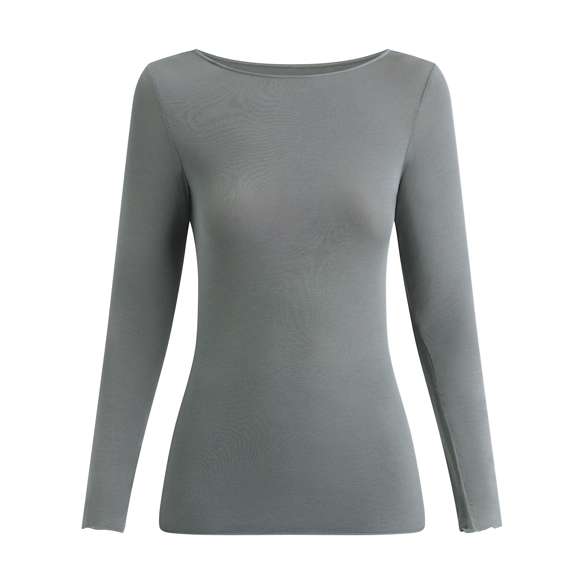 DIM In Cashmere t-shirt manica lunga donna scollo barca