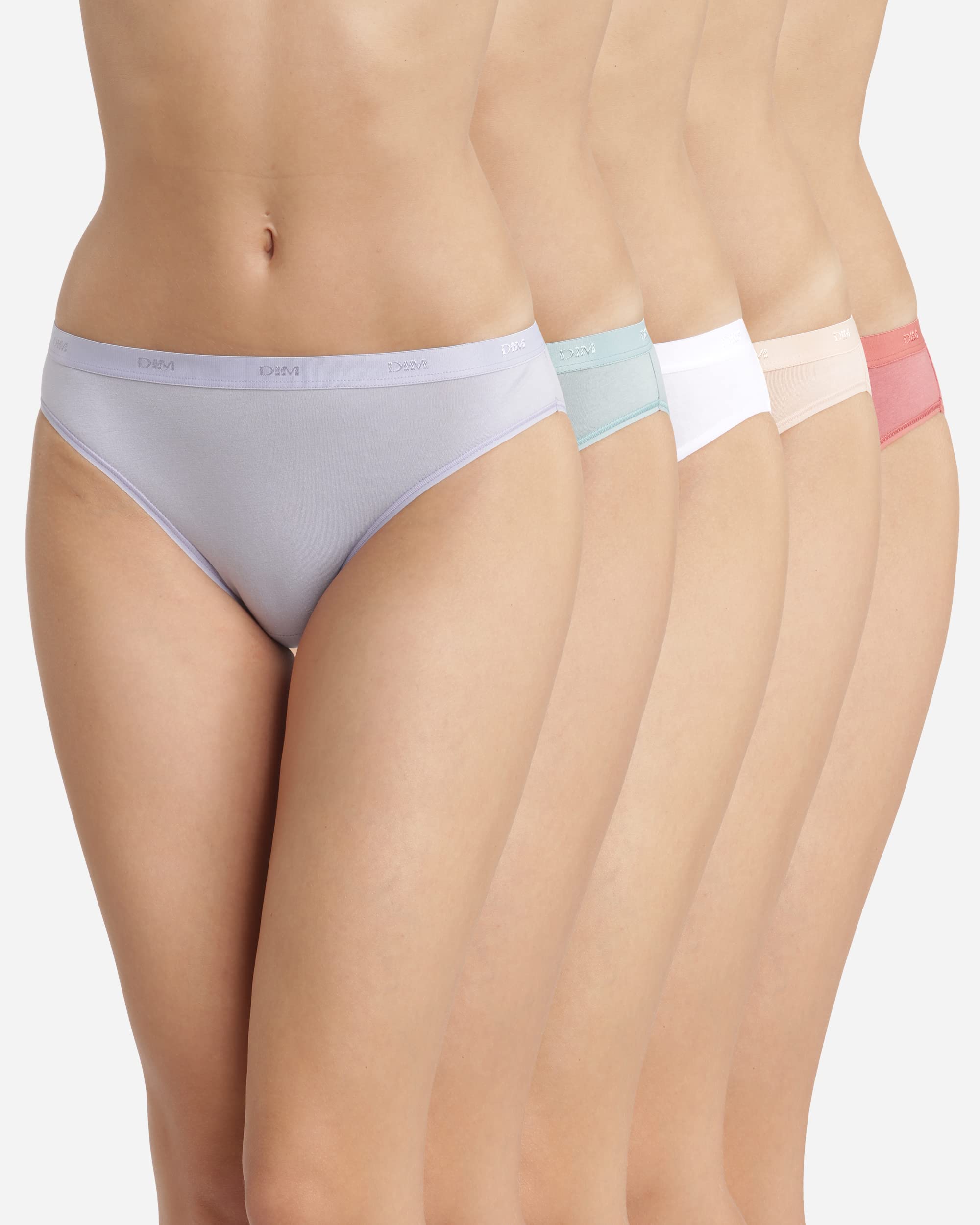 DIM boxer shorts donna pack 5 cotone elasticizzato