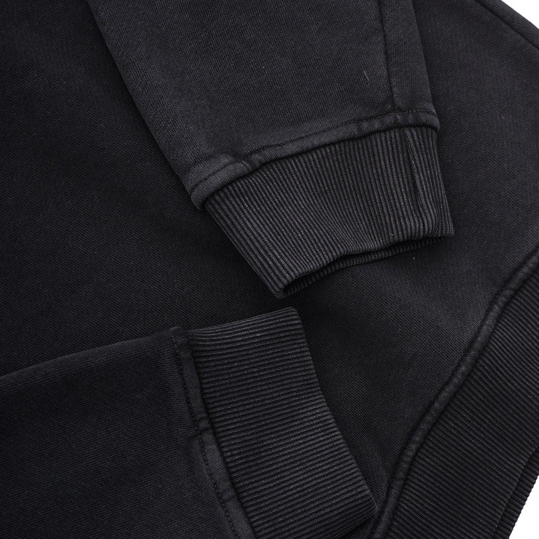 Playboy Deck felpa girocollo nera boxy cotone