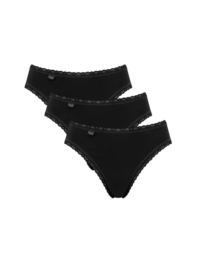 Sloggi Basic+ slip tai donna nero cotone