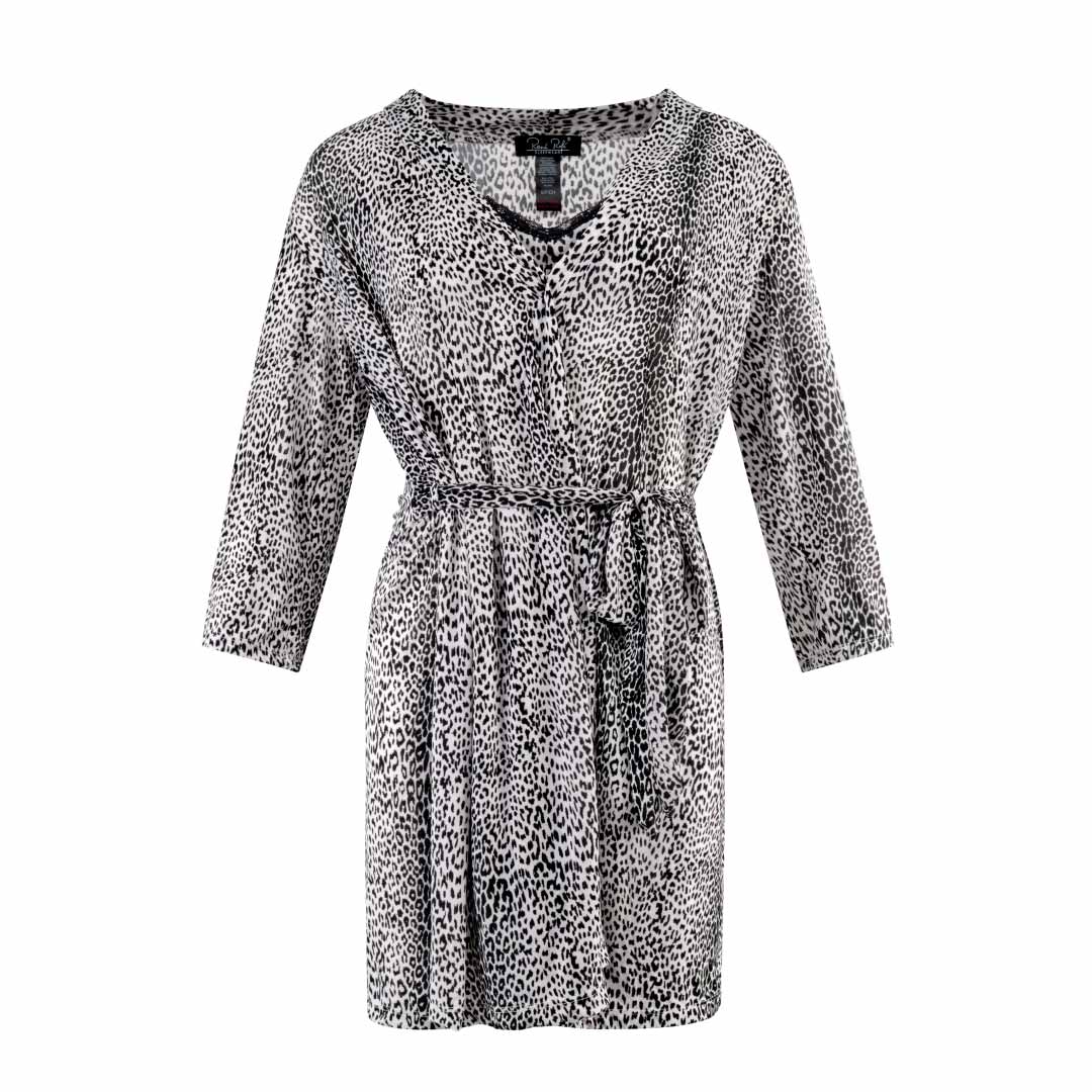 René Rofé Robe and Chemise sottoveste con vestaglia fantasia