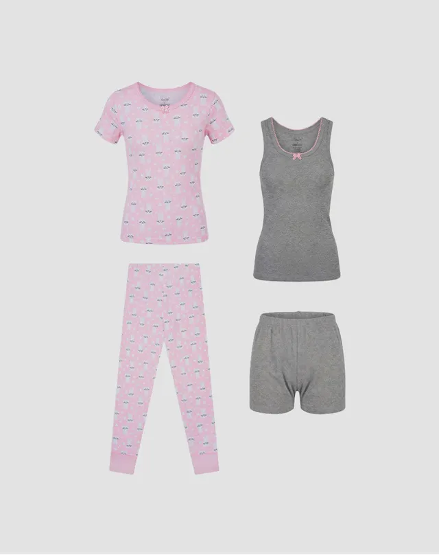 René Rofé Girls Cotton pigiama bambina 2 fantasie