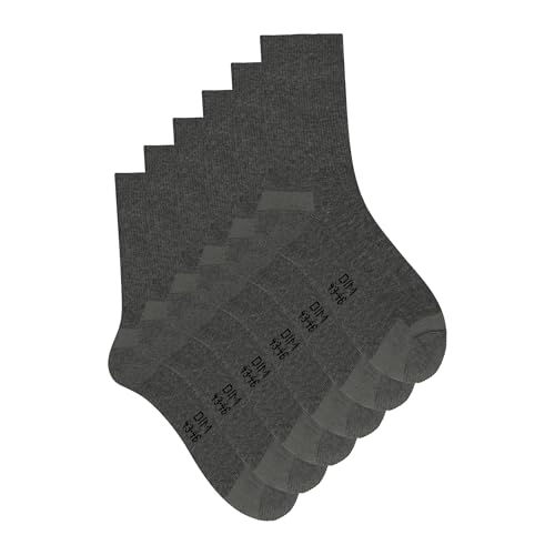 DIM Outdoor Work calzini uomo x3 grigio melange rinforzati