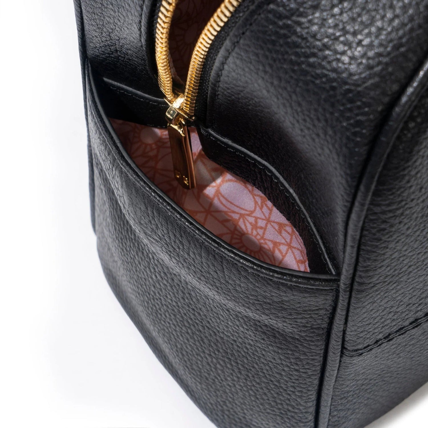 Playboy zaino mini pelle nera vera donna catena oro
