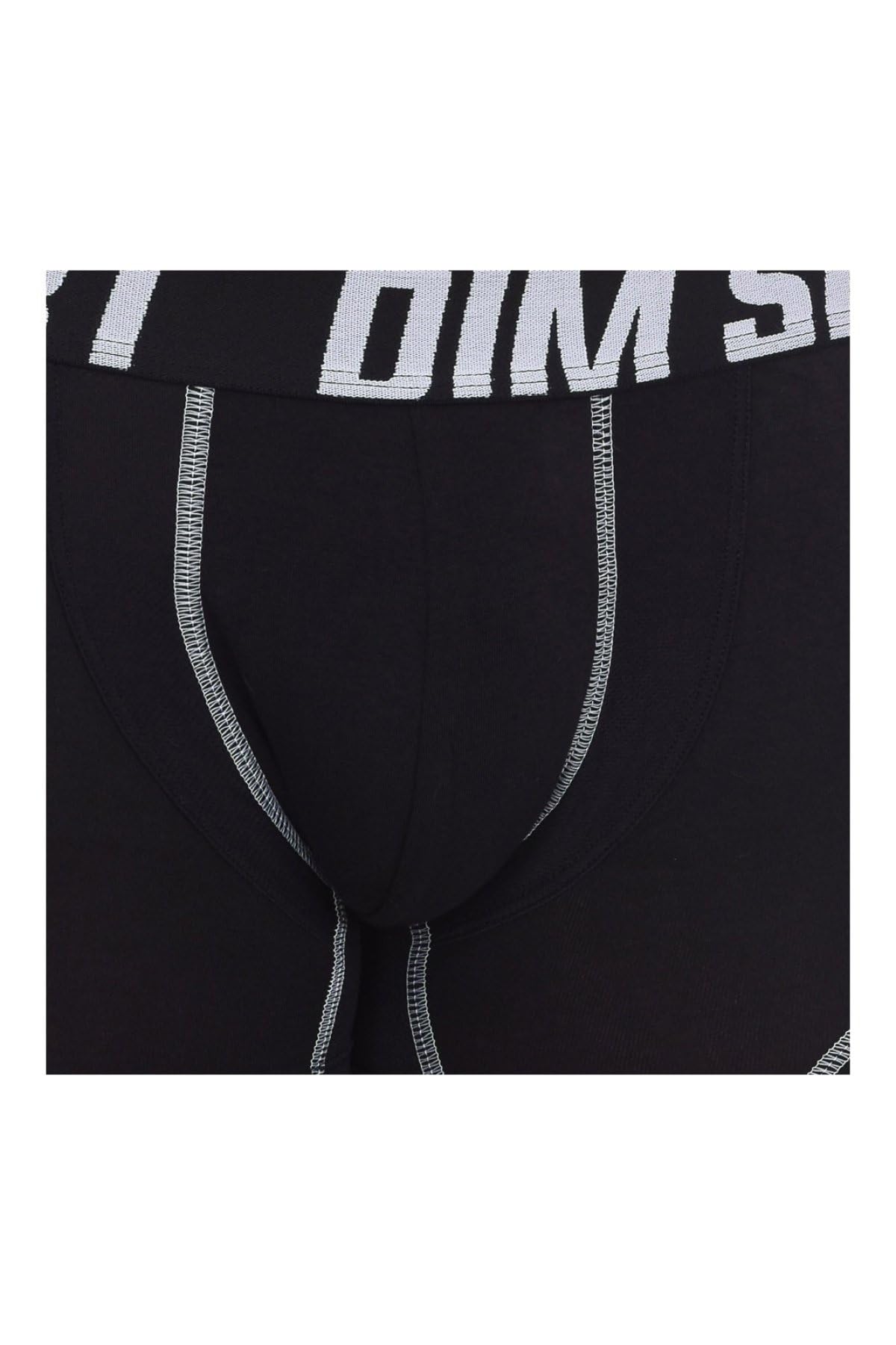 DIM Sport boxer corti uomo 3 pezzi neri cotone stretch