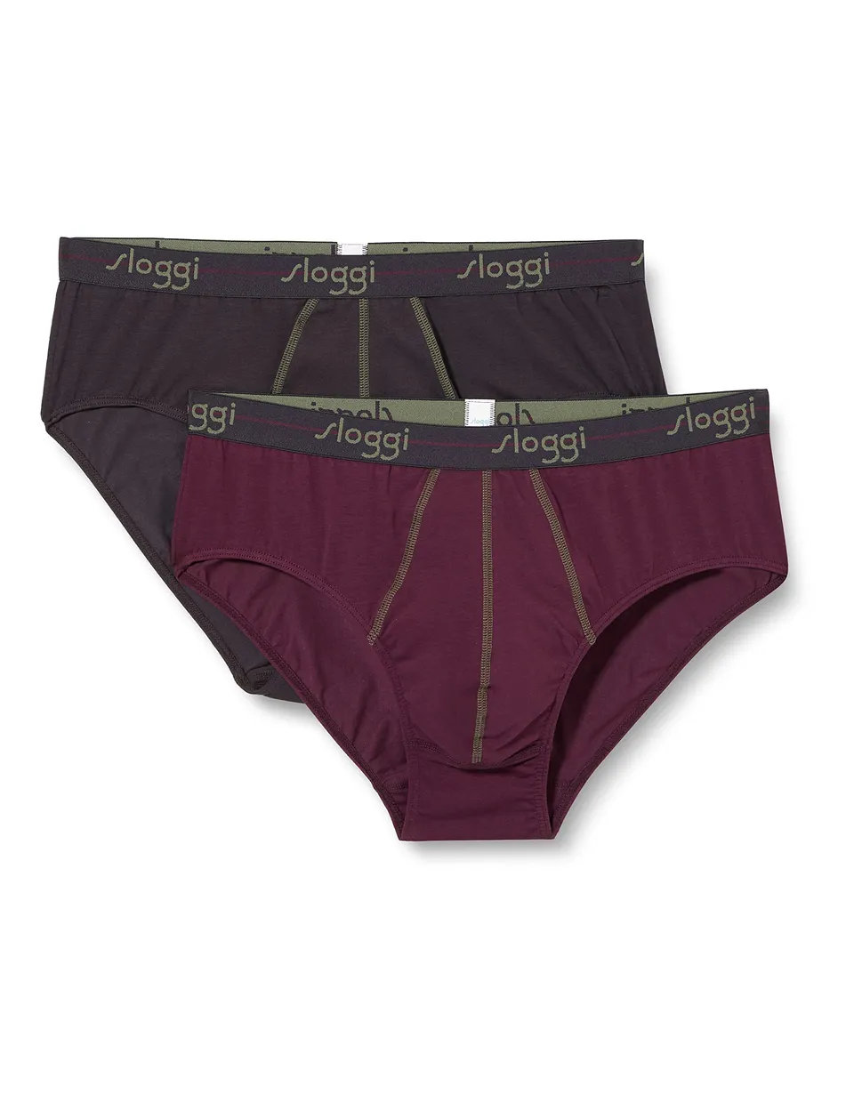 sloggi Start Midi slip uomo 2 pack viola taglia 8