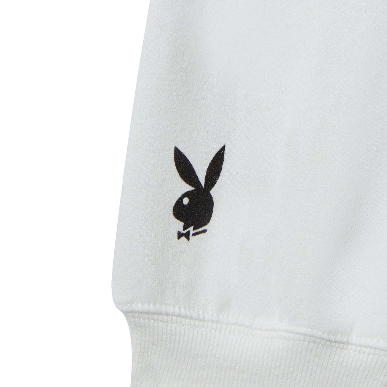 Playboy Classic felpa girocollo donna bianca