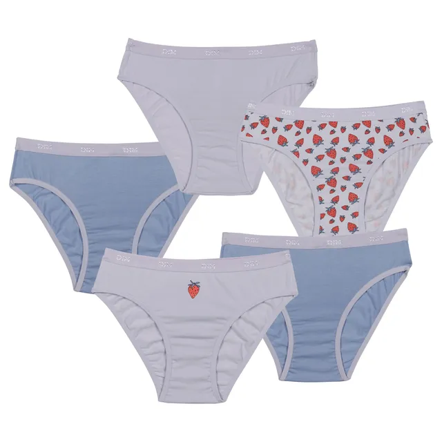 DIM Les Pockets Slip Bambina 10 anni x5 cotone