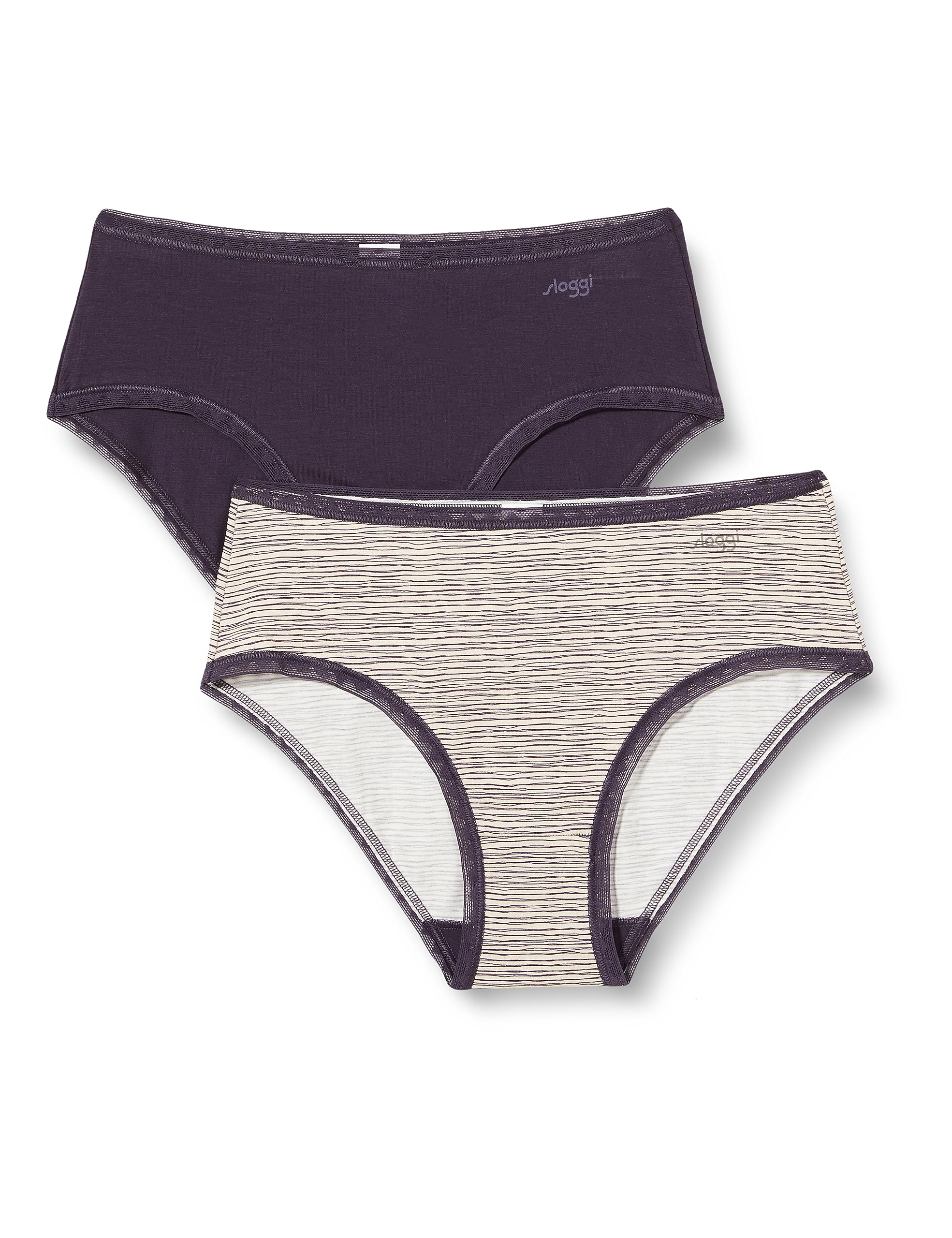 sloggi GO Midi slip donna M 2 pezzi cotone organico