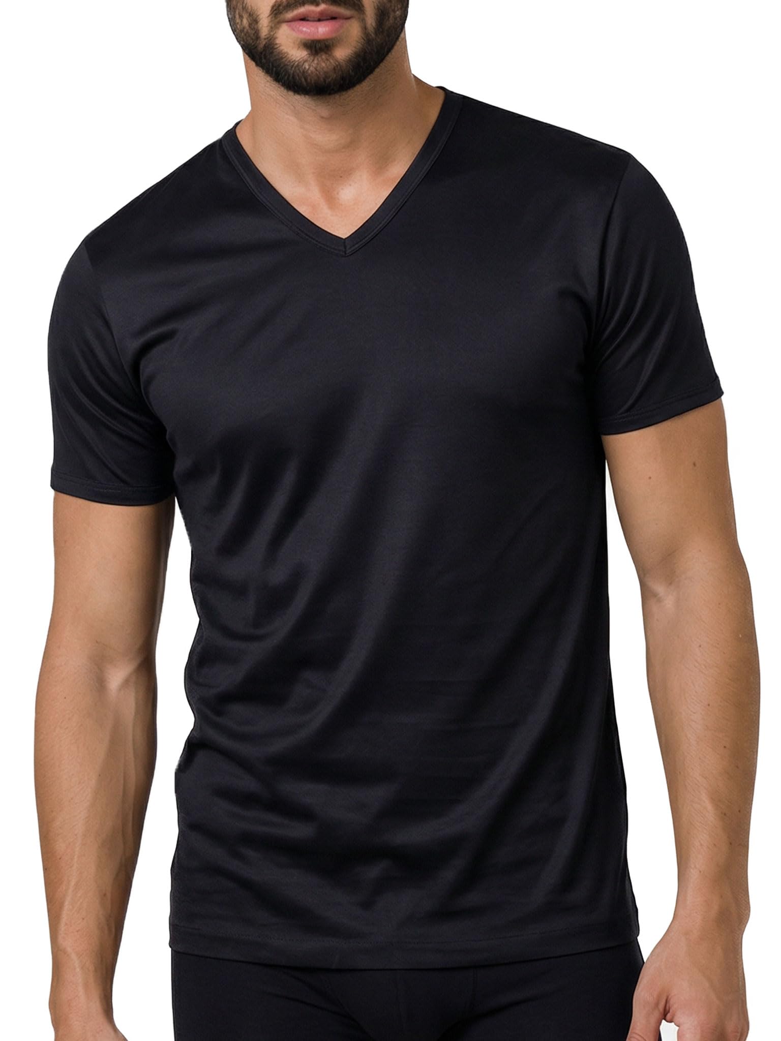 Egi 5322 maglia intima uomo scollo V bianca M cotone