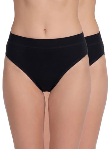 Egi 600 slip donna midi cotone 2 pezzi bianco nero