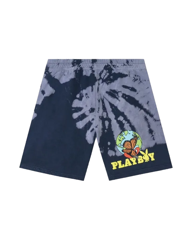 Playboy Au Naturel shorts tie-dye cotone unisex