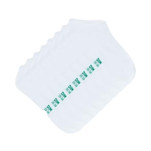 DIM Good calzini donna bianco x4 cotone morbido