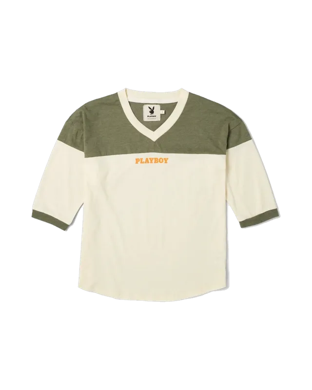 Playboy Camp V-Neck maglia scollo a V jersey