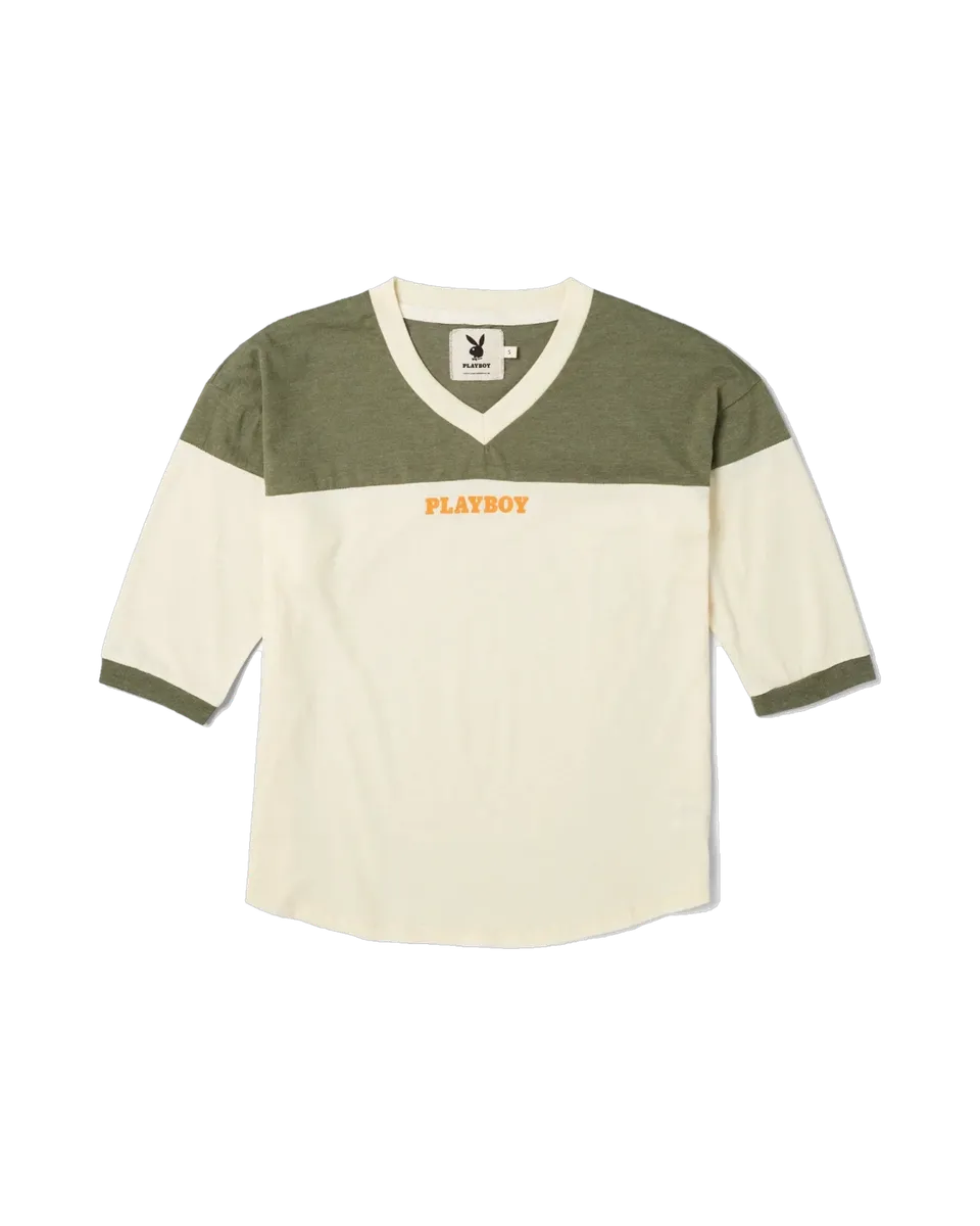 Playboy Camp V-Neck maglia scollo a V jersey
