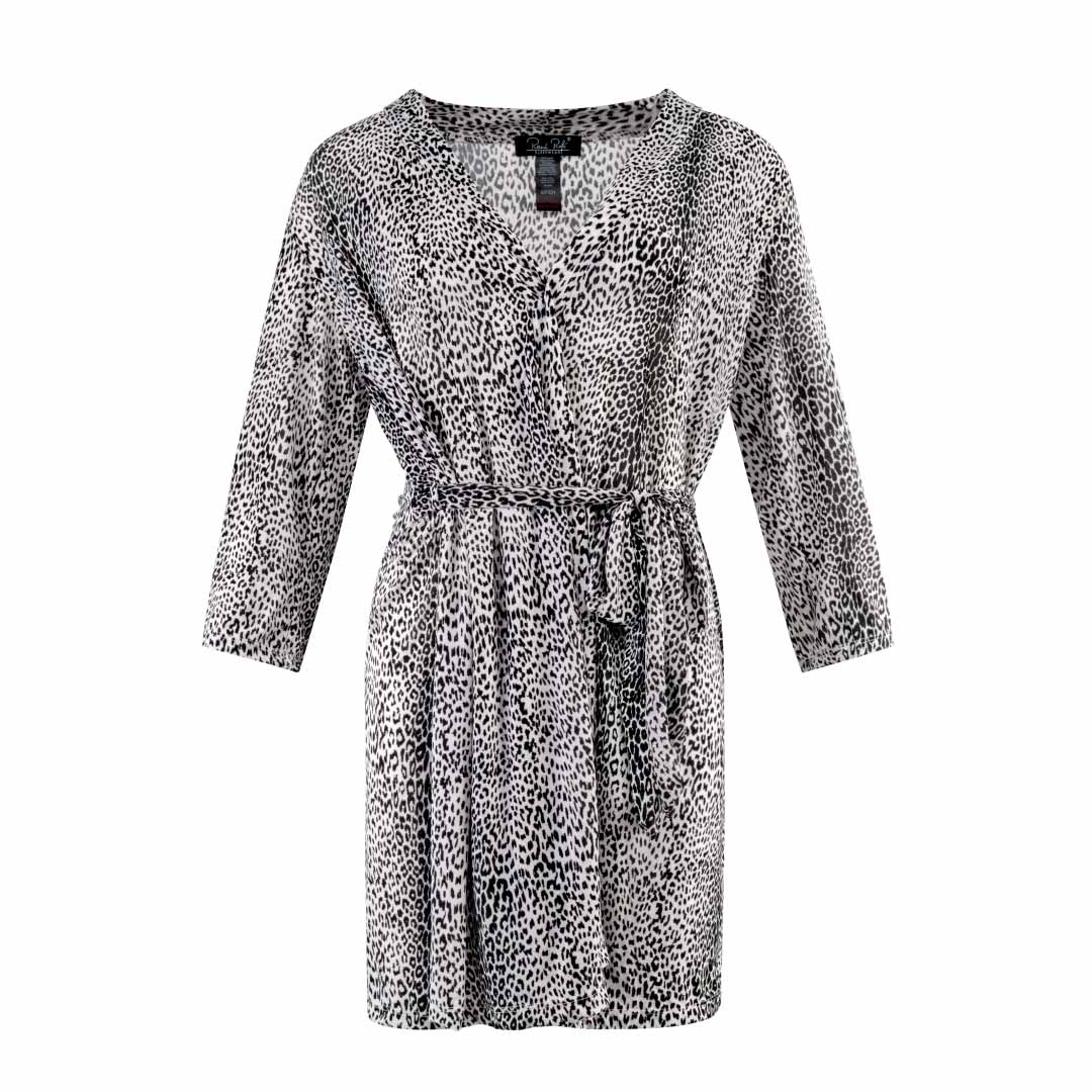 René Rofé Robe and Chemise sottoveste con vestaglia fantasia