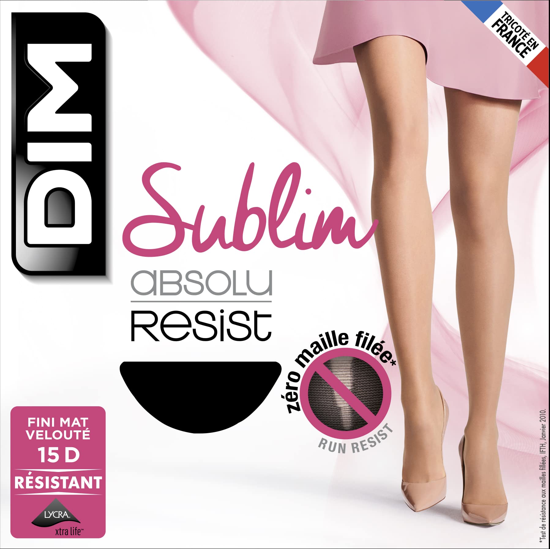 DIM Collant Donna 15 DEN Velato Lycra Rinforzato x1