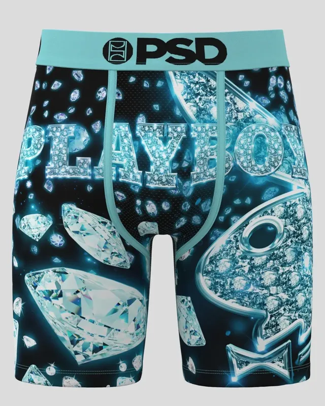 Playboy VVS PSD boxer uomo blue ice microfibra