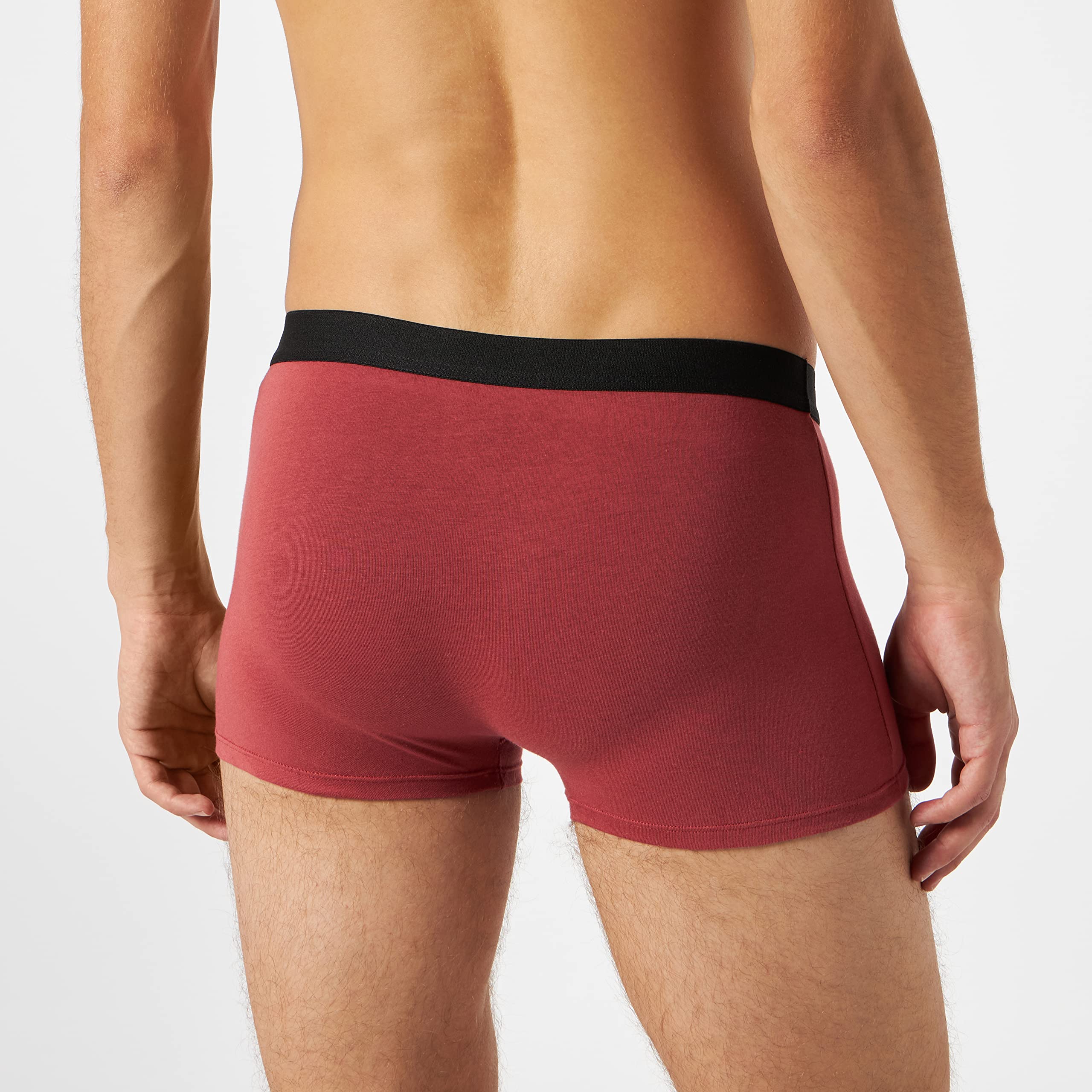 DIM boxer uomo x6 cotone nero grigio rosso