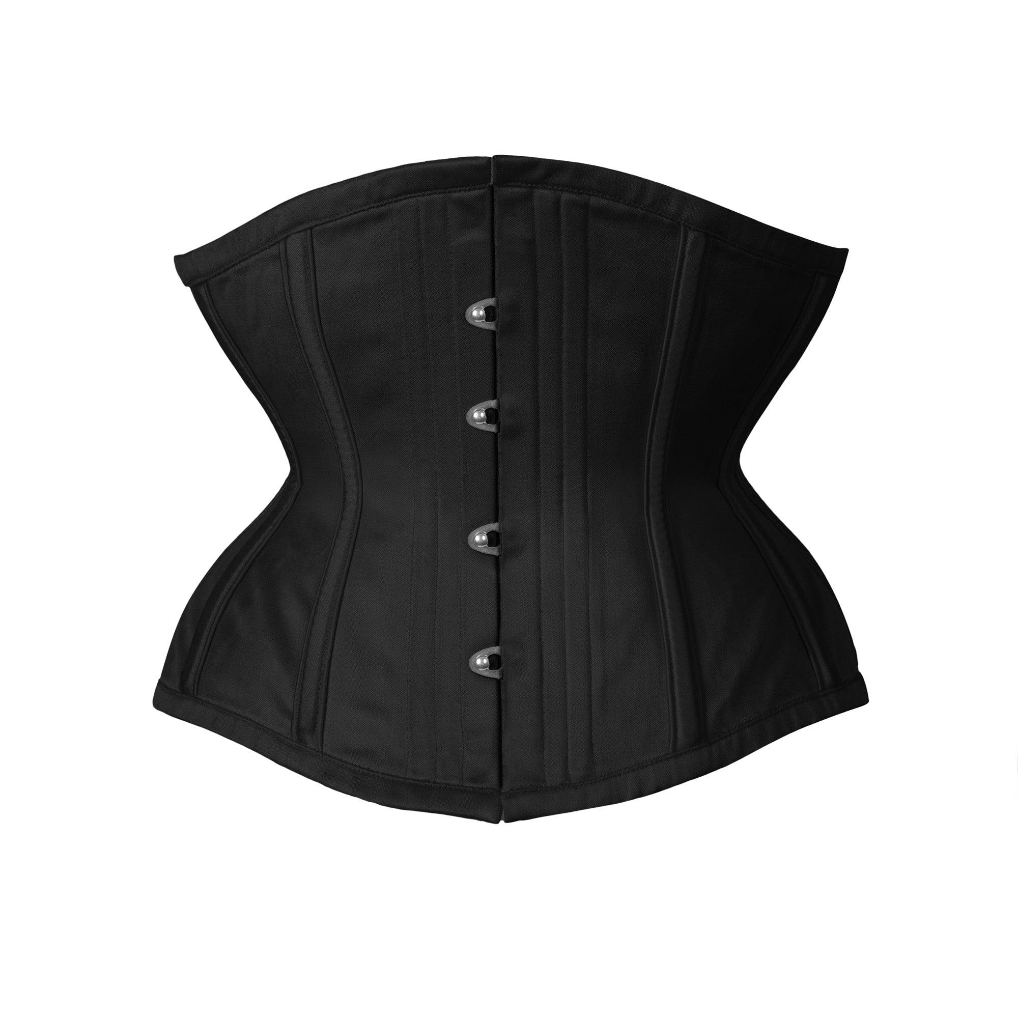 Lorenzo Seghezzi Underbust Corset corsetto nero busk