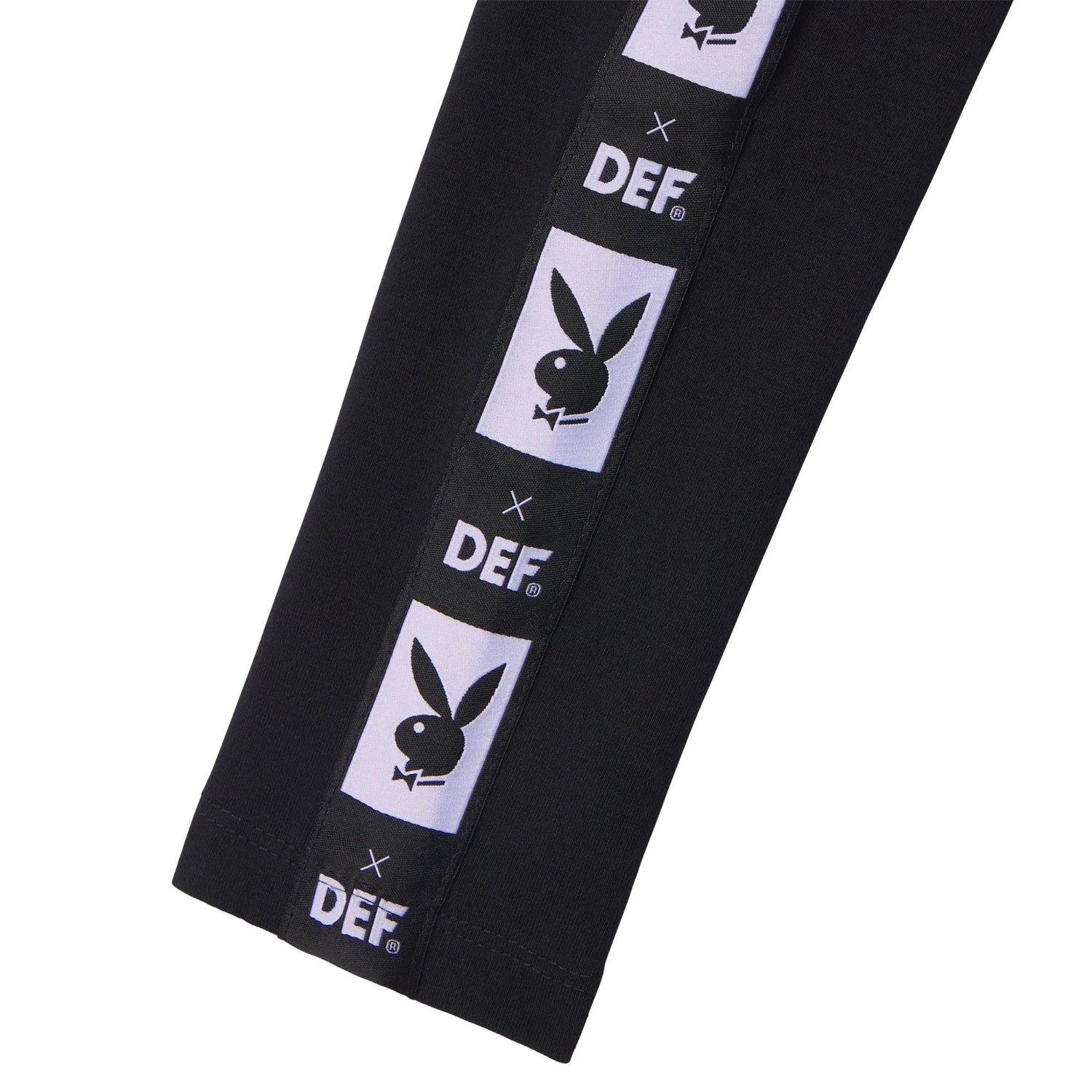 Playboy Repeating Logo leggings donna neri elasticizzati