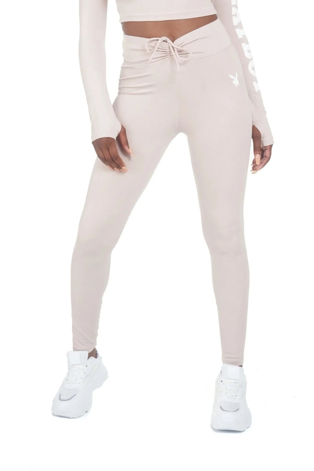 Playboy Missguided Active leggings vita alta neri