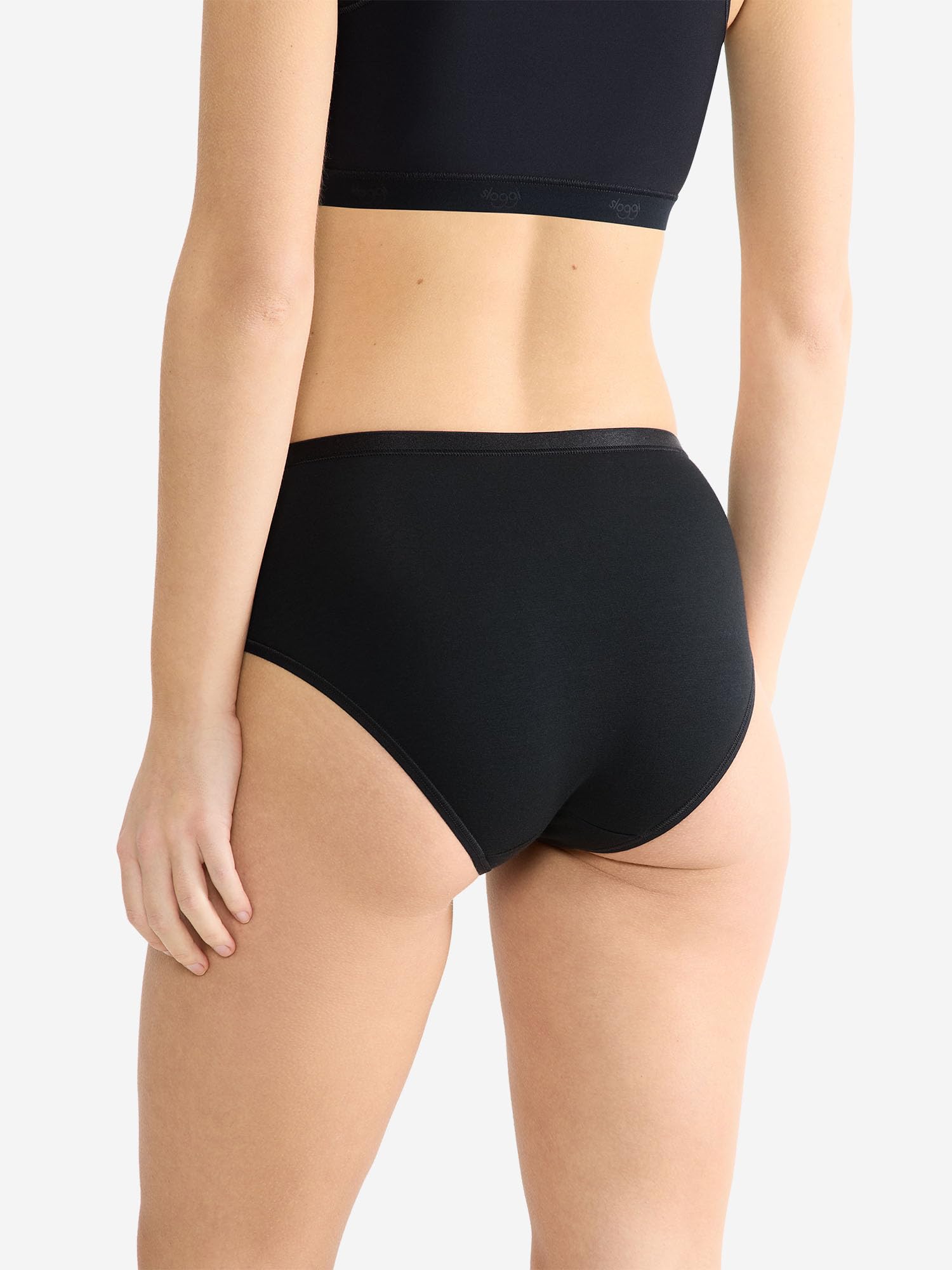 Sloggi Go Daily Cotton slip midi donna M nero cotone