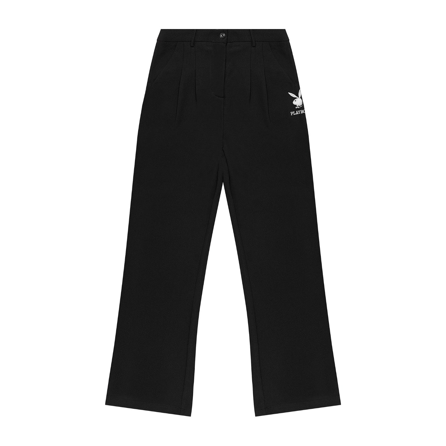 Playboy Boyfriend Trouser pantaloni donna marroni