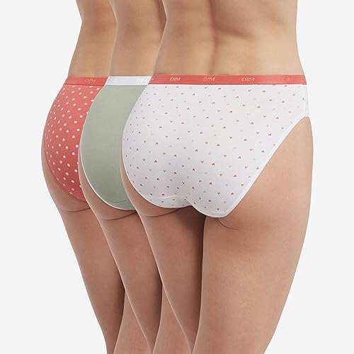 DIM Les Pockets Coton Slip Donna x3 Cotone Confortevole