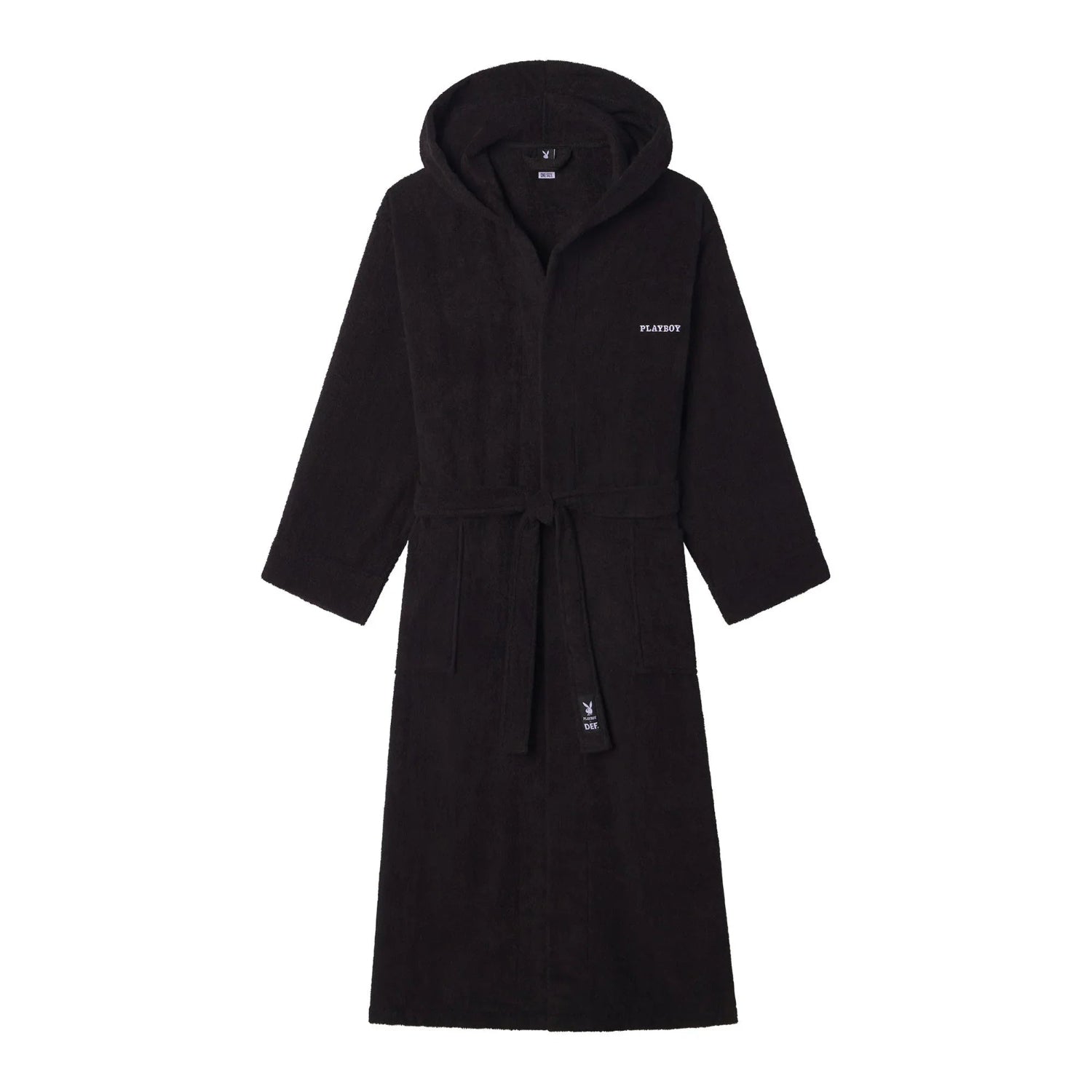 Playboy Logo accappatoio bianco 100% cotone taglia unica