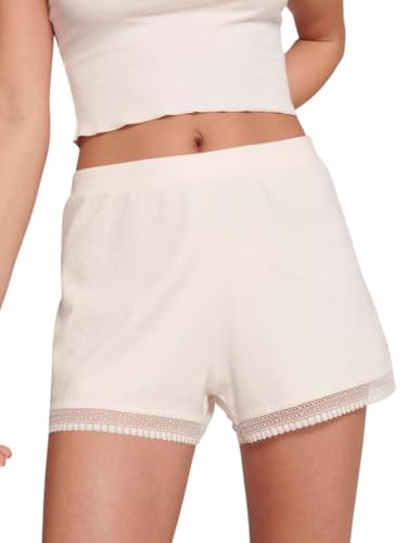 sloggi Go Ribbed Short pigiama donna M cotone a coste