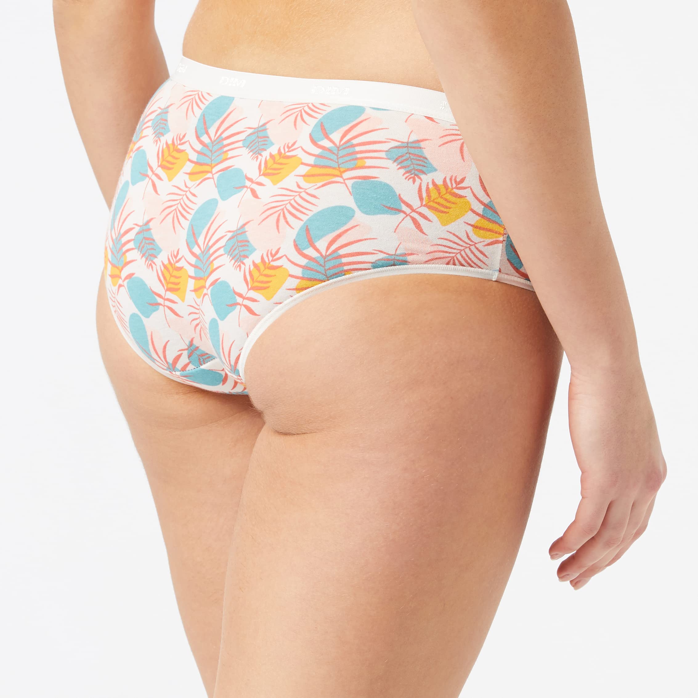 DIM Pockets Coton Shorty Donna Confezione 5 Boxer Colorati