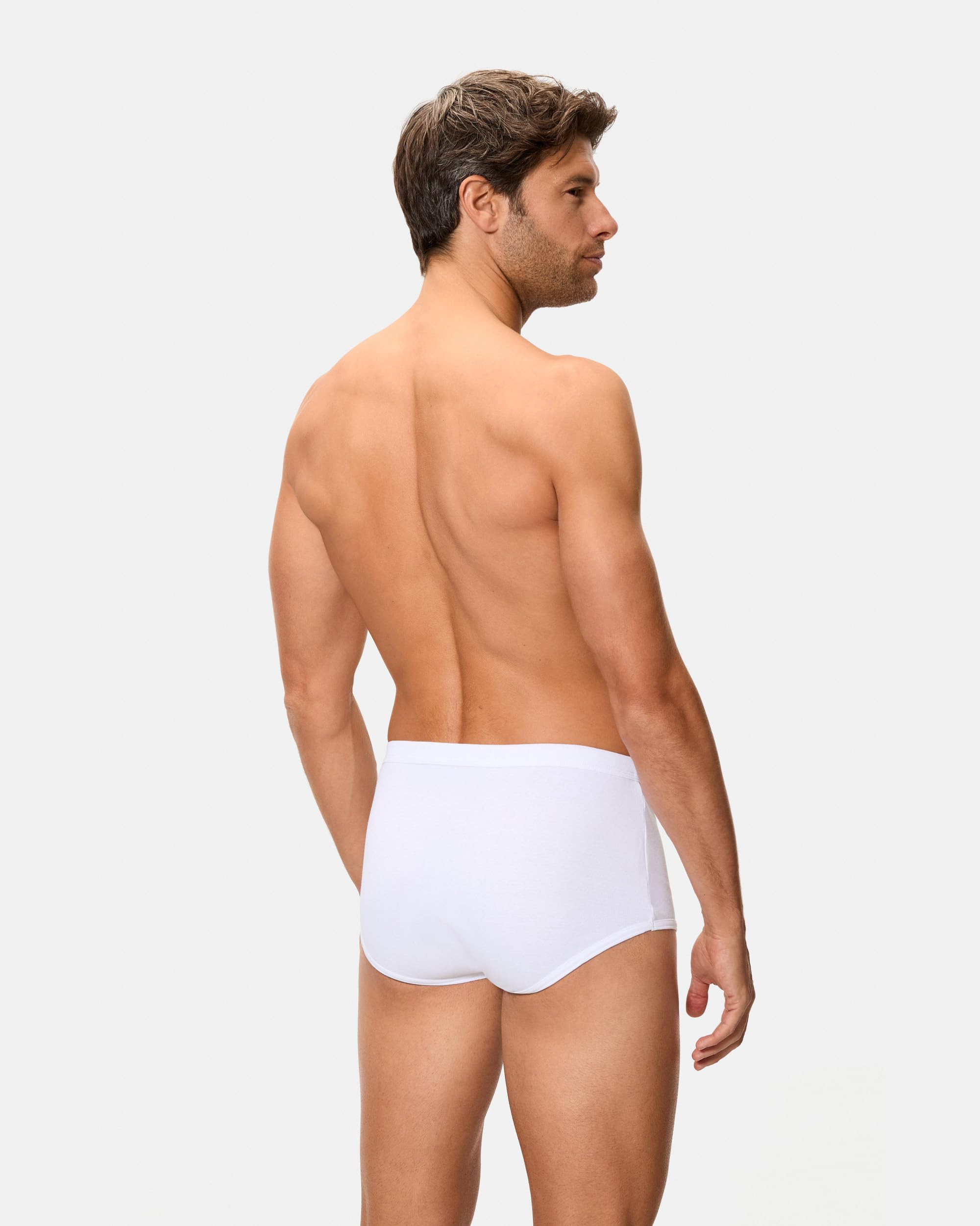 DIM Maxi Classic Slip Uomo L x2 bianco cotone