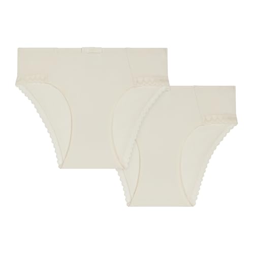 DIM Daily Coton slip bambina x2 10 anni avorio