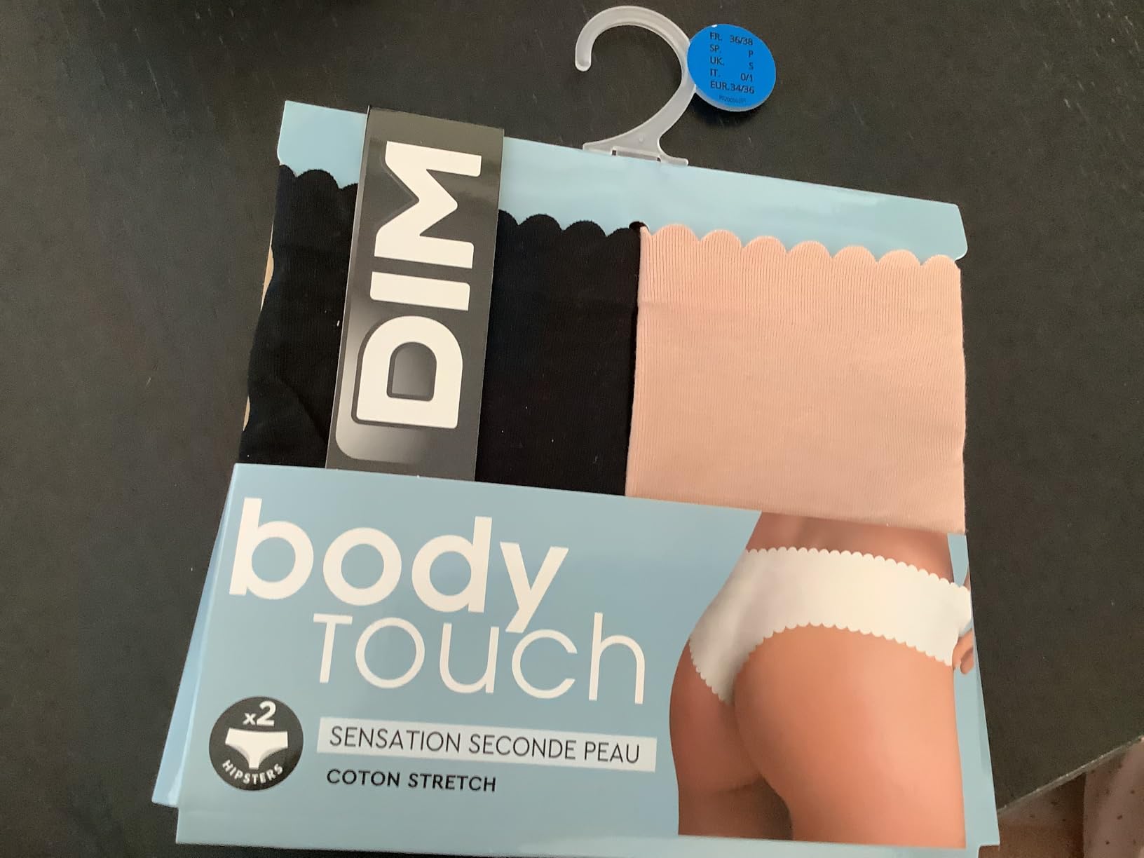 DIM Body Touch slip x2 senza cuciture invisibile