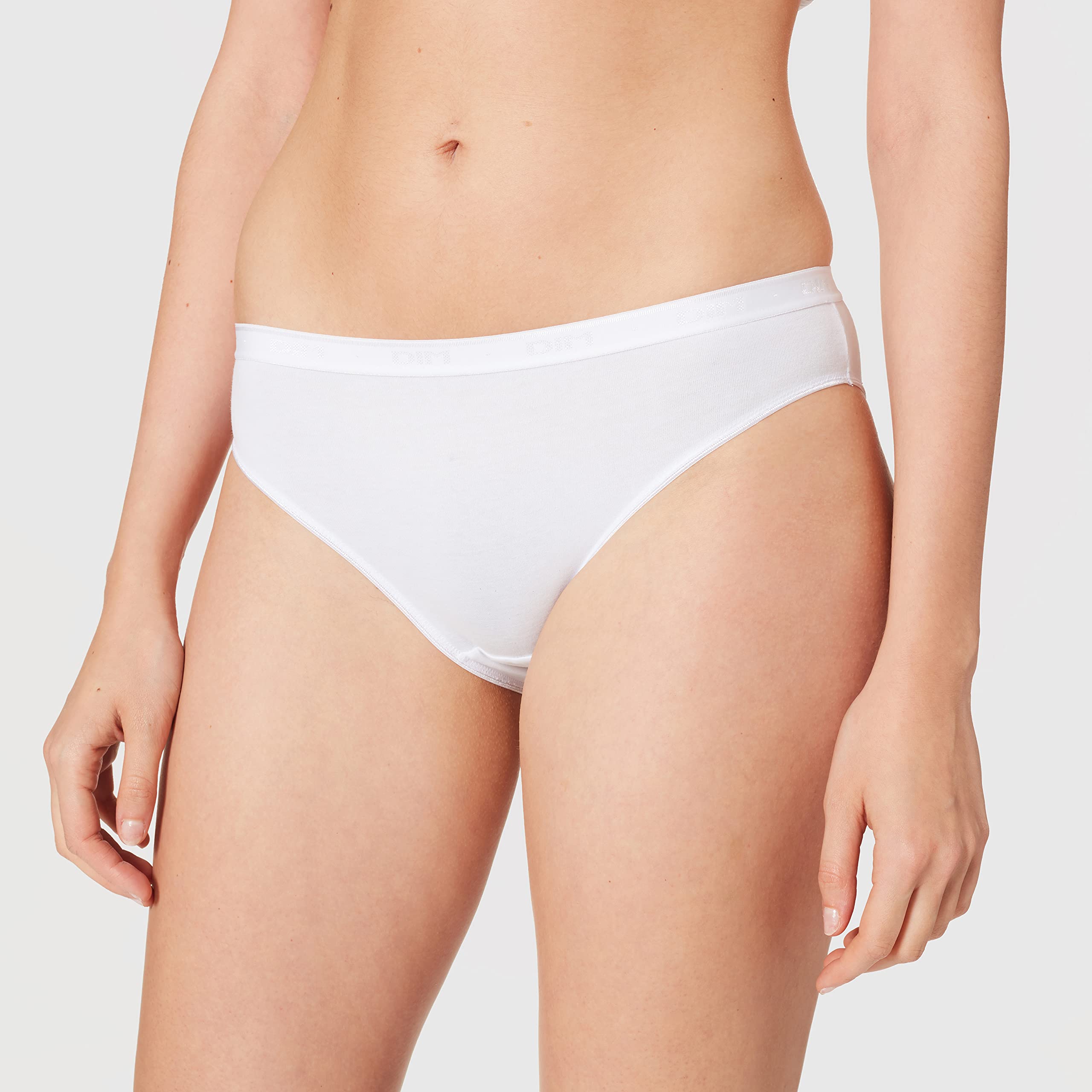 DIM Ecodim Midi Mutandine Donna Cotone Bio Bianco x2 XXS-XS
