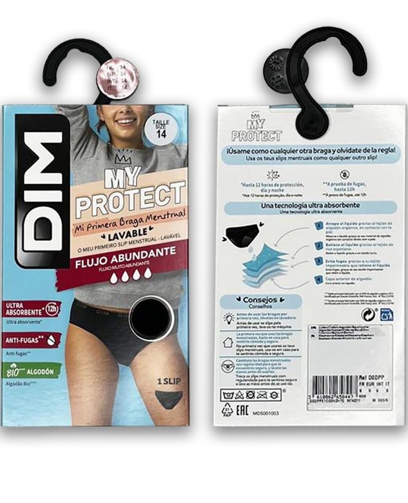 DIM Protect slip mestruale ragazze flusso abbondante 12 anni