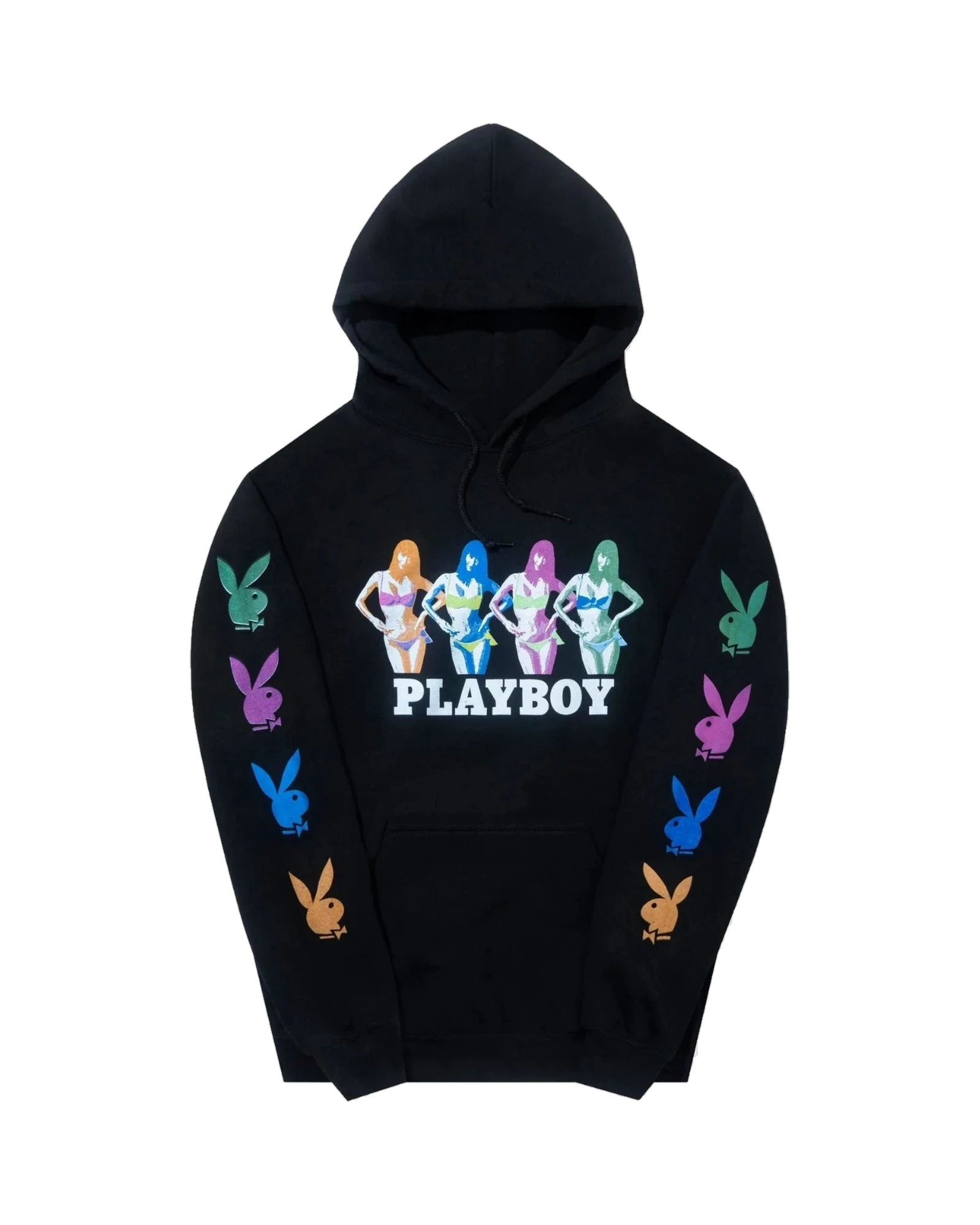 Playboy Miki Hamano Bunny felpa nera cotone unisex