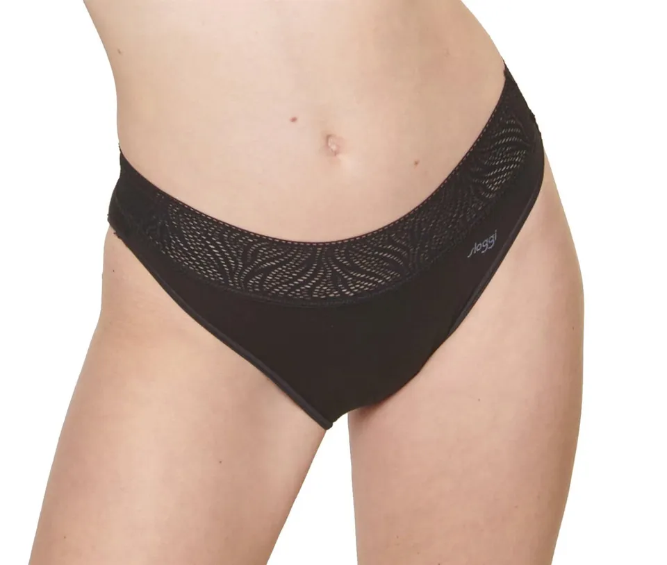 Sloggi Period Tai Light slip ciclo donna nero leggero