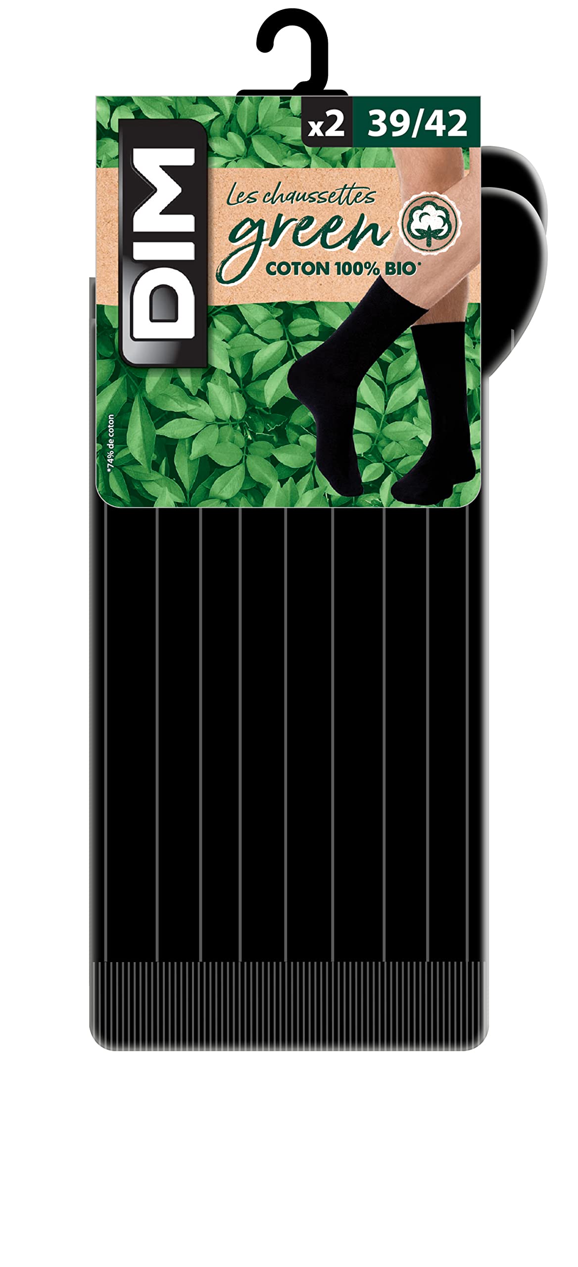 Dim Ecodim Calzini Uomo Cotone Bio Media Pacco da 2