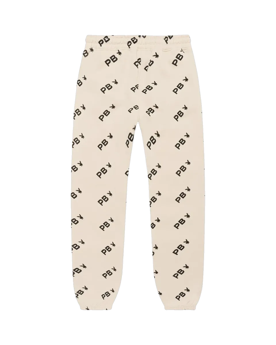 Playboy All Over Print joggers donna pietra