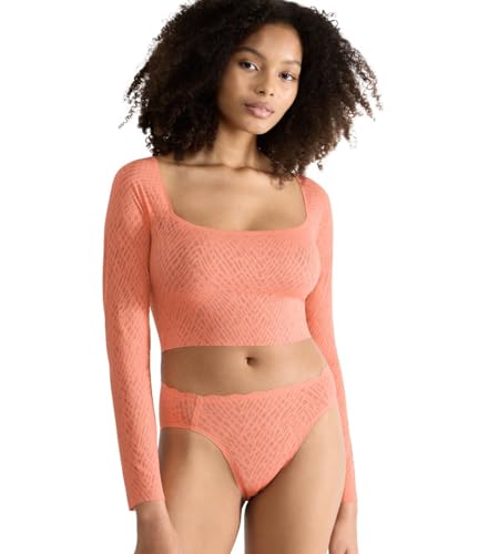 sloggi Zero Feel Bliss Top maglia M manica lunga albicocca