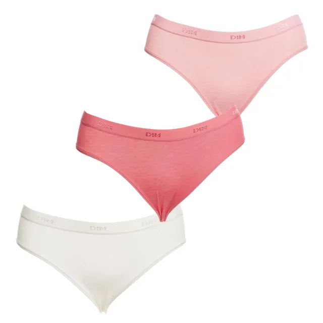 DIM Les Pockets Ecodim slip bambina 10 anni 3pz cotone