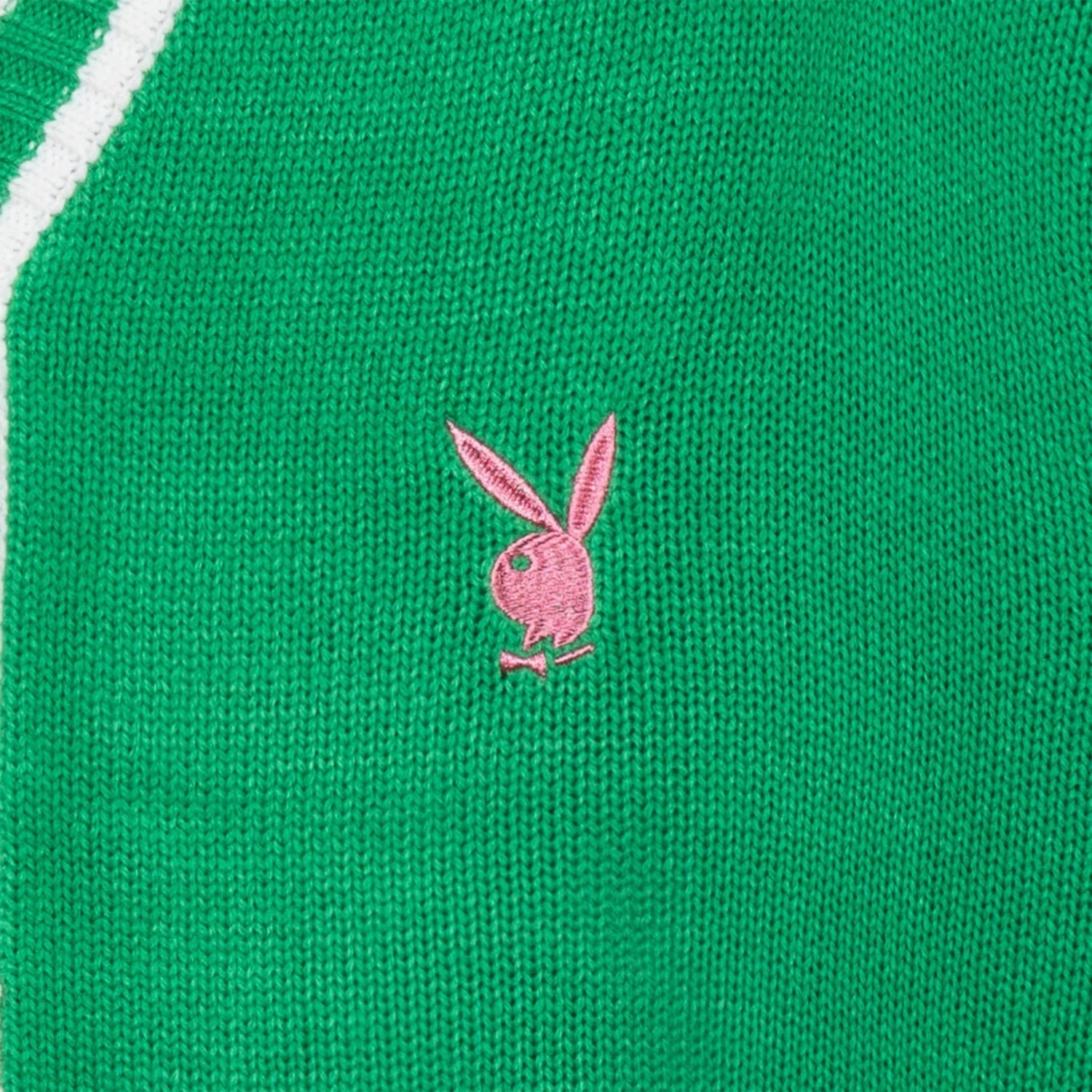 Playboy Cricket Cardigan cardigan verde oversize