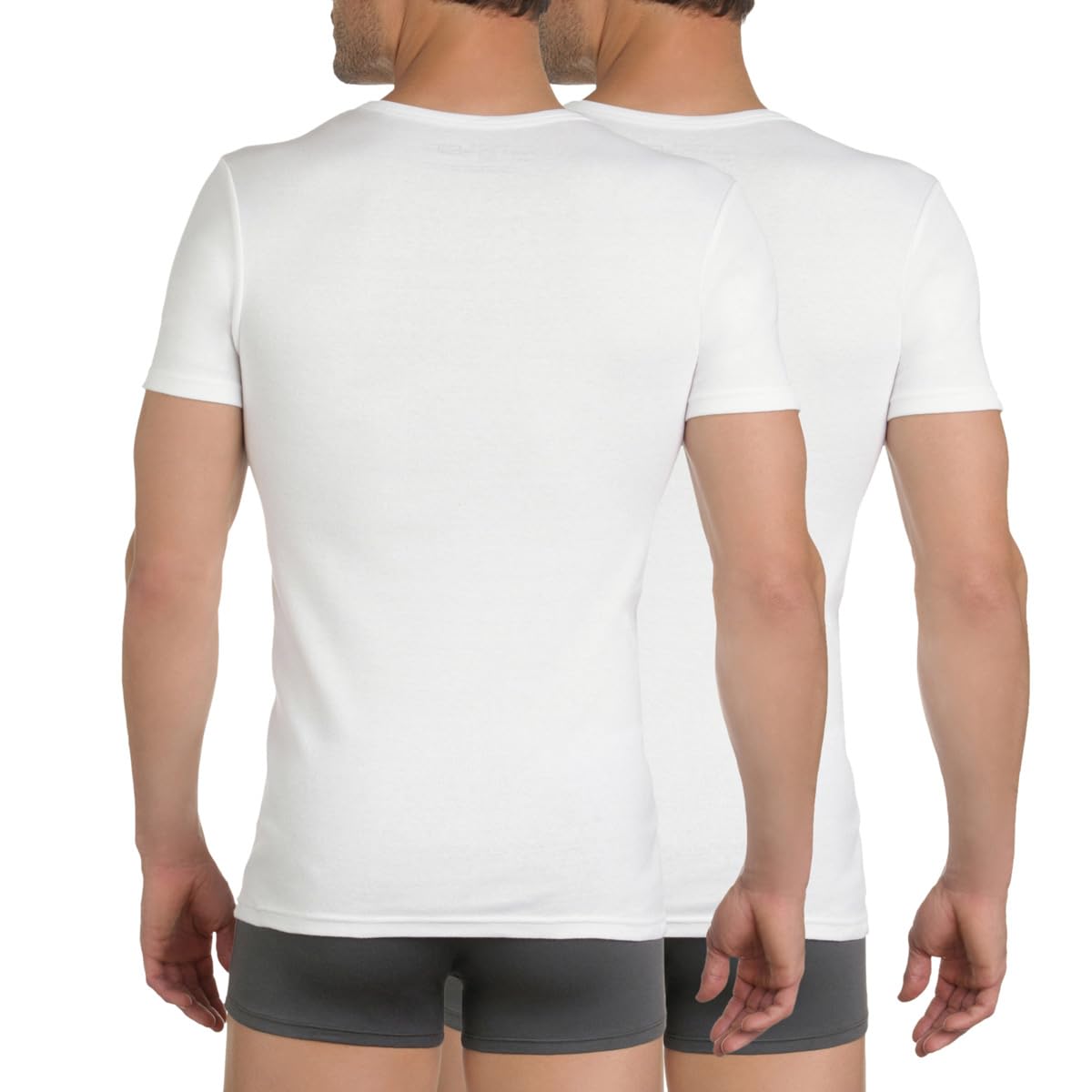 DIM Ecodim T-Shirt Scollo V Uomo Cotone Bianco M x3
