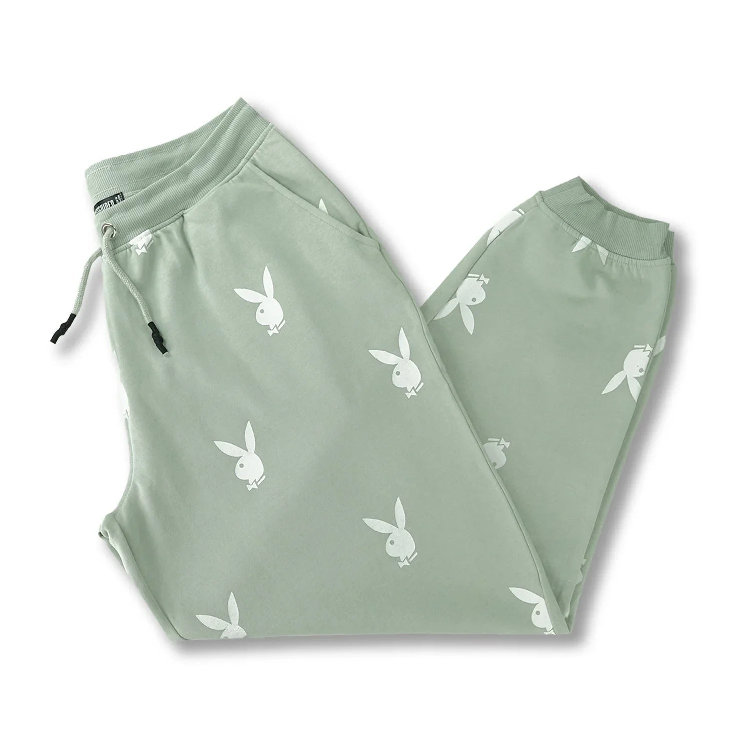 Playboy Missguided pantaloni tuta verdi oversize