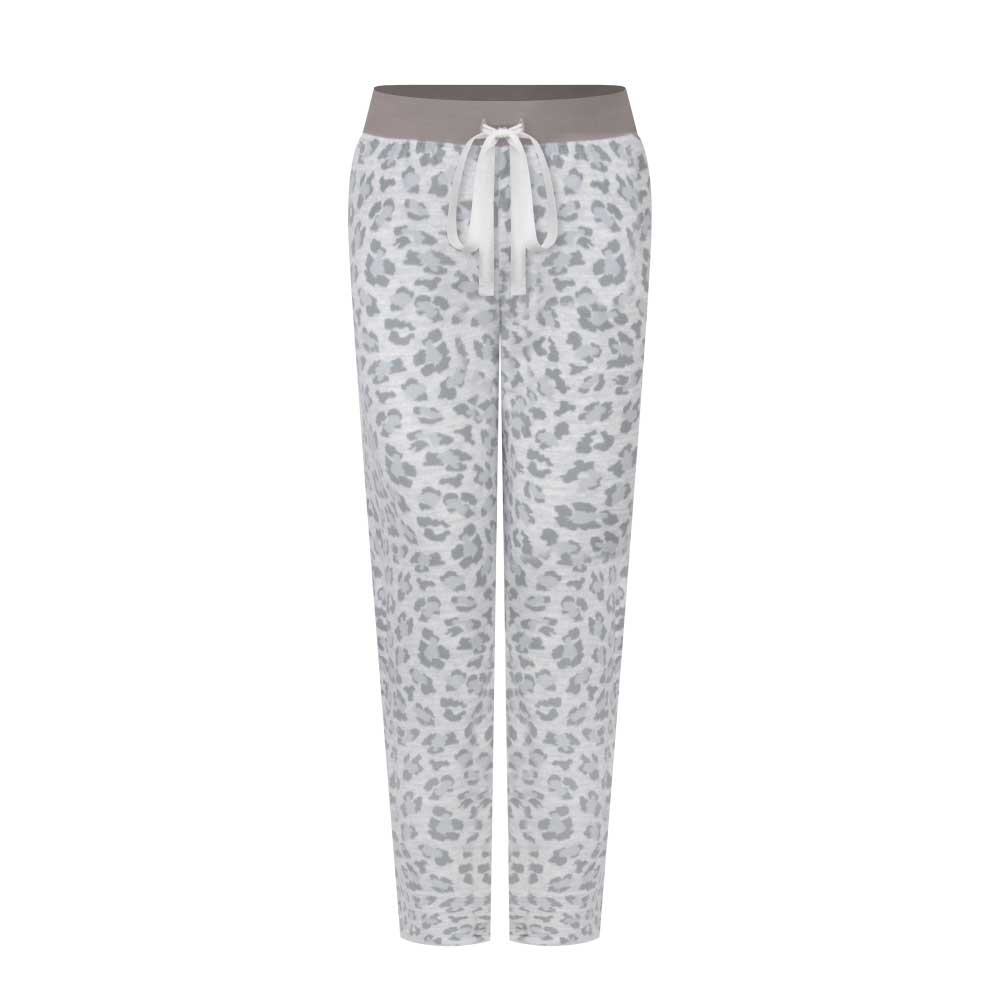René Rofé pantaloni pigiama ciniglia 2 pezzi pinguino